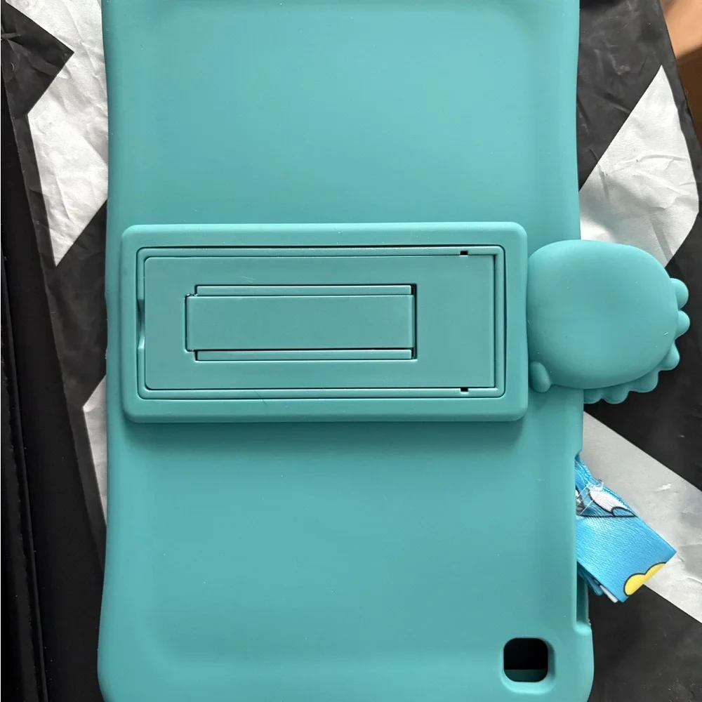Kids Tablet Case with Dinosaur Design - Teal for Samsung tab A7 lite case